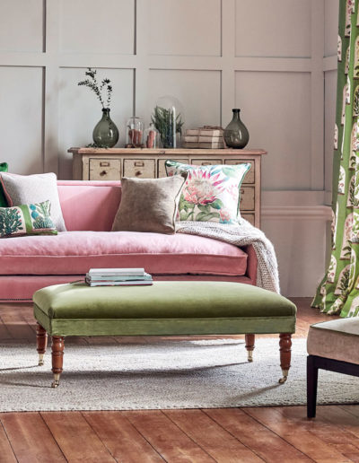 show upholstery and curtains